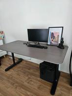 Verstelbare Bureautafel 160x80cm, Ophalen, In hoogte verstelbaar, Gebruikt, Stabureau