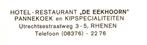 982284	Rhenen	Hotel	Restaurant De Eekhoorn	Nette oude kaart, Verzamelen, Ansichtkaarten | Nederland, Ongelopen, Ophalen of Verzenden