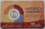 Coincard met 1/10 gulden Nederlands Indie 1945 P - type B, Postzegels en Munten, Munten | Nederland, Verzenden, Koningin Wilhelmina