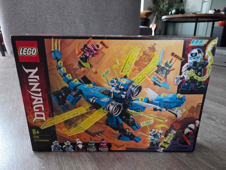 LEGO Ninjago Jay's Cyber Draak 71711, Kinderen en Baby's, Speelgoed | Duplo en Lego, Zo goed als nieuw, Lego, Complete set, Ophalen of Verzenden