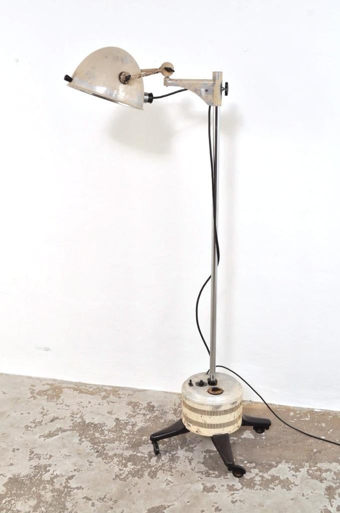 Original Hanau lamp zonlamp Bauhaus stijl vloerlamp jaren 30, Ophalen of Verzenden, Gebruikt, 150 tot 200 cm