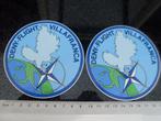 2x sticker deny flight villafranca embleem navo nato holiday, Verzamelen, Stickers, Verzenden, Zo goed als nieuw, Bedrijf of Vereniging