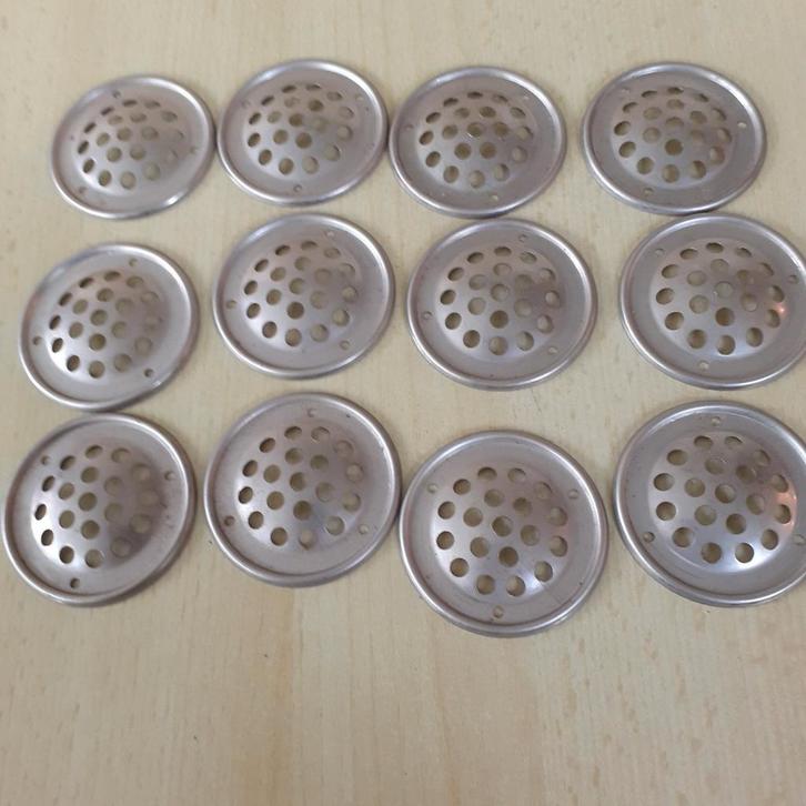 Ventilatie rosetten 12 stuks ,ongebruikt  dus nieuwe, Doe-het-zelf en Verbouw, Ventilatie en Afzuiging, Zo goed als nieuw, Ventilator