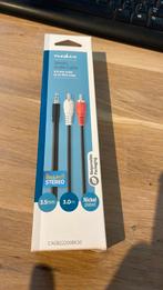 Nedis CAGB22200BK30 stereo audio kabels 3 stuks, Audio, Tv en Foto, Audiokabels en Televisiekabels, Ophalen of Verzenden, Nieuw