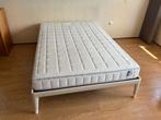 Auping Essential Bedframe (140x200 cm) + Spiraal en Matras, Huis en Inrichting, Slaapkamer | Bedden, Ophalen, Wit, 140 cm, Zo goed als nieuw