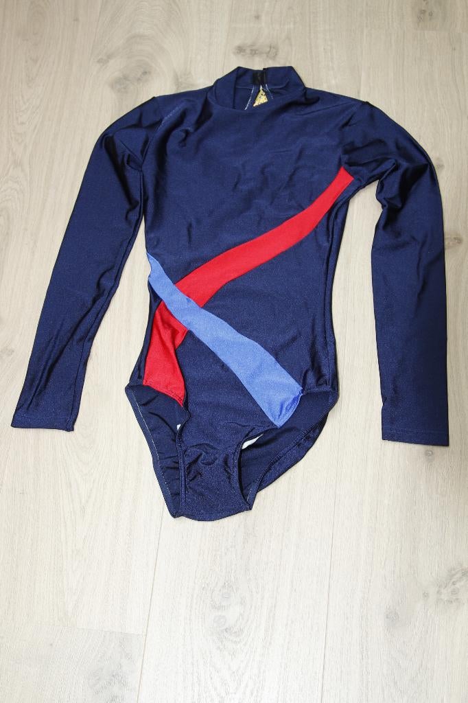 Turnpakje Agiva lycra haaksluiting diverse maten NIEUW, Sport en Fitness, Turnen, Blauw, Nieuw, Maat 36 t/m 42, Ophalen of Verzenden