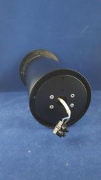 Vintage spot, hoge hoed lamp, zwart metaal cylinder. 5B7, Tweedehands verkoop, Tweedehands verkoop, Gebruikt, Ophalen of Verzenden