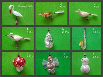 Antieke kerstballen beschikbaar voor biedingen