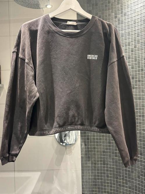 American Vintage - Sweatshirt, Kleding | Dames, Truien en Vesten, Zo goed als nieuw, Grijs, Ophalen of Verzenden