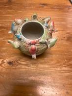 Vintage keramische vogelvaas, Ophalen of Verzenden