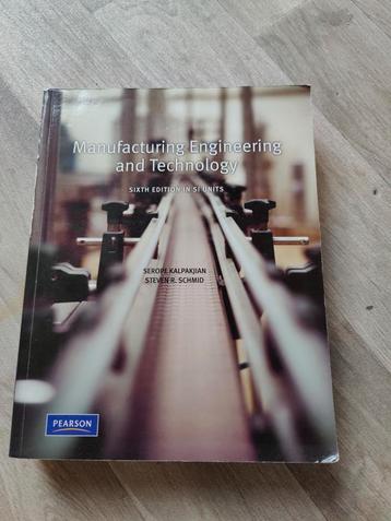 Manufacturing engineering and technology beschikbaar voor biedingen