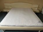 Slaapkamer set  compleet (bed+make up tafel/kast), Huis en Inrichting, Ophalen, Gebruikt, Beige, Tweepersoons