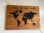 Wereldkaart wanddecoratie, Ophalen, Zo goed als nieuw