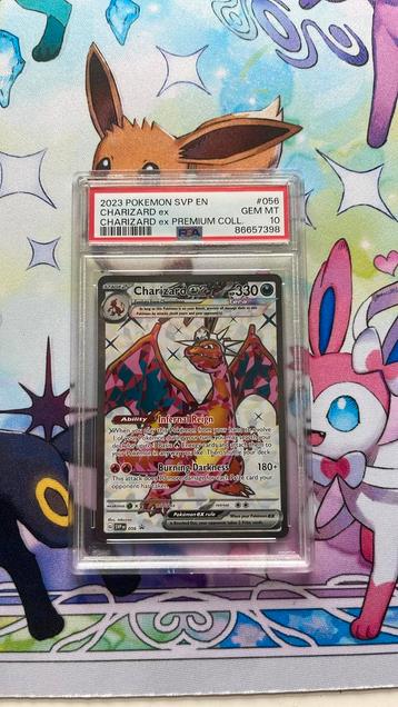 PSA 10 Charizard Ex SVP056 Charizard ex Premium Collection beschikbaar voor biedingen