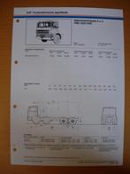 DAF FMD 2500 DHS Technische Specificatie Folder 1988 – 8x4, Ophalen, Zo goed als nieuw, Overige merken, DAF