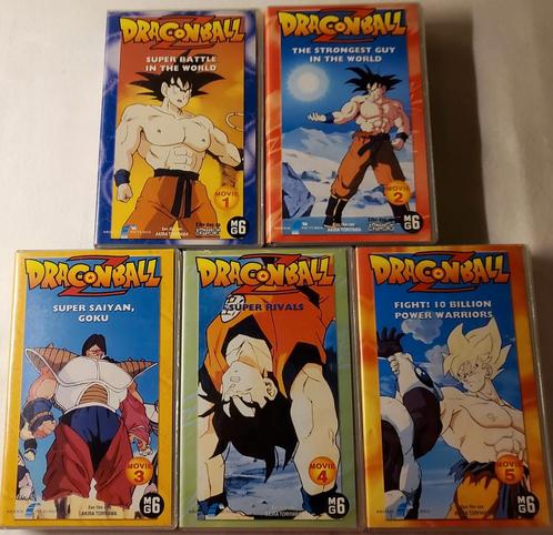 Dragonball Z Movie : 1,2,3,4 & 5 Set VHS Cartoon/Anime, Cd's en Dvd's, VHS | Kinderen en Jeugd, Gebruikt, Tekenfilms en Animatie