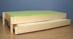 Houten (logeer-) Bed met onderschuifbed vele matrasmaten, Ophalen of Verzenden, Nieuw, 180 cm of meer, 85 tot 100 cm