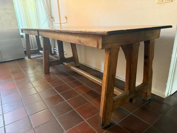eikenhouten kloostertafel, Antiek en Kunst, Antiek | Meubels | Tafels, Ophalen