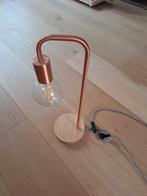 Leuke lamp inclusief grote gloeilamp, Huis en Inrichting, Lampen | Tafellampen, Ophalen of Verzenden, Zo goed als nieuw, Minder dan 50 cm