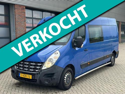 Renault Master T35 2.3 dCi L3H2 DC, Auto's, Bestelauto's, Bedrijf, Te koop, Renault, Diesel, Euro 5, Handgeschakeld, Origineel Nederlands