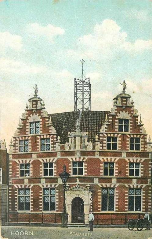 (380-952-029) Hoorn Stadhuis, Verzamelen, Ansichtkaarten | Nederland, Noord-Holland, Verzenden