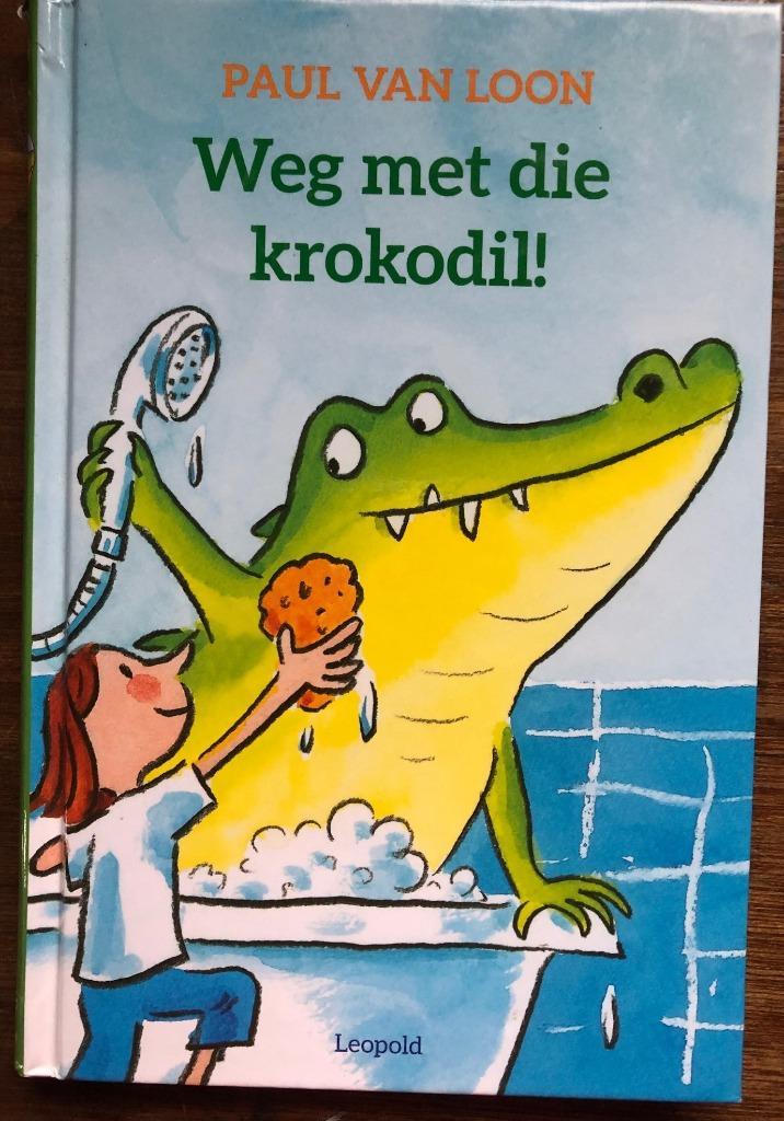Paul van Loon - Weg met die krokodil, Boeken, Kinderboeken | Jeugd | onder 10 jaar, Zo goed als nieuw, Fictie algemeen, Ophalen of Verzenden
