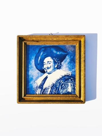 Tegeltje in lijstje, Frans Hals, vintage beschikbaar voor biedingen
