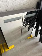 Maxaro Spiegelkast Zwart met Verlichting, Ophalen, Spiegelkast, 50 tot 100 cm, Zo goed als nieuw