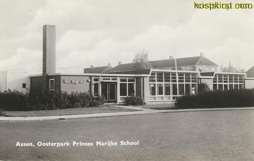 Assen - Oosterpark - Pr Marijke School [KRST005-2128, Verzamelen, Ansichtkaarten | Nederland, Ongelopen, Drenthe, 1940 tot 1960