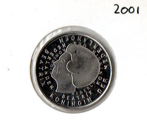 1 Gulden - Beatrix (Last Gulden) 2001, Postzegels en Munten, Munten | Nederland, Losse munt, 1 gulden, Koningin Beatrix, Zilver