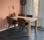 WOOOD eettafel white wash, Huis en Inrichting, Tafels | Eettafels, Ophalen, Zo goed als nieuw