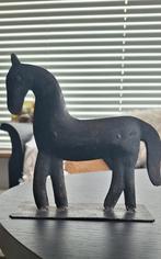 Zwart metalen paardje, Ophalen of Verzenden, Gebruikt
