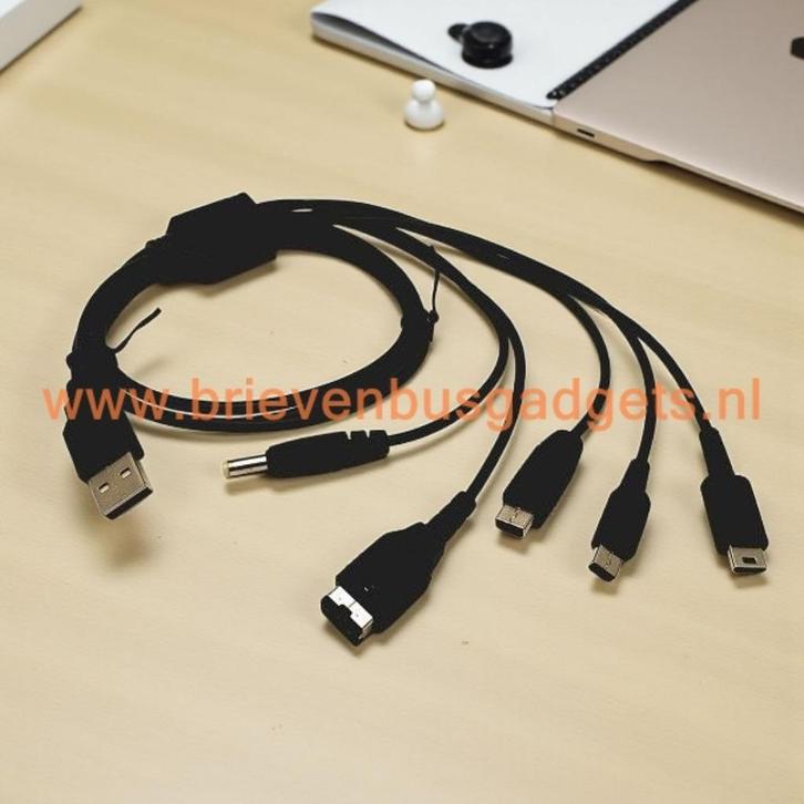 USB oplaadkabel voor 3DS NDSL Wii U GBA SP PSP, Spelcomputers en Games, Games | Nintendo Wii U, Nieuw, Verzenden