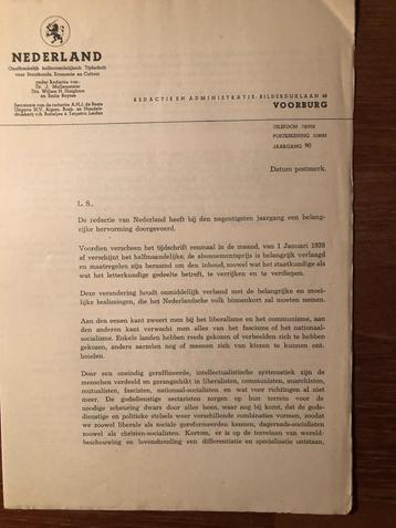 1937 Fascisme. Poging abonnees te werven voor het fascis- beschikbaar voor biedingen