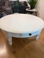 Gratis Houten Salontafel met 4 Lades, Huis en Inrichting, Ophalen, Gebruikt, 100 tot 150 cm, Rond