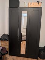 IKEA Brimnes zwarte kast, Huis en Inrichting, Kasten | Kledingkasten, Ophalen, 100 tot 150 cm, Zo goed als nieuw, 150 tot 200 cm