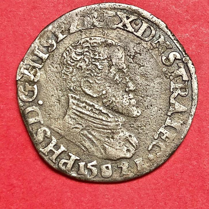 Utrecht. 1/5e Philipsdaalder 1571. Zfr., Postzegels en Munten, Munten | Nederland, Losse munt, Overige waardes, Vóór koninkrijk