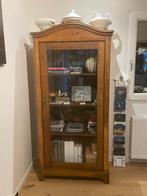 Franse vitrinekast van kersenhout, Ophalen, Gebruikt, 50 tot 100 cm, Kersenhout