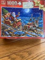 Kerstpuzzel 1000 stukjes - King, Ophalen of Verzenden, 500 t/m 1500 stukjes, Zo goed als nieuw, Legpuzzel