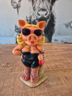 Vintage Miss Piggy Spaarpot, Verzamelen, Spaarpotten, Ophalen of Verzenden, Gebruikt, Overige materialen, Strip- of Tekenfilmfiguur