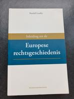 Inleiding tot de Europese rechtsgeschiedenis, Boeken, Ophalen of Verzenden, Zo goed als nieuw, WO, Randall Lesaffer
