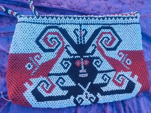 Dajak Borneo Batak kralentasjes vintage, Antiek en Kunst, Kunst | Niet-Westerse kunst, Ophalen of Verzenden