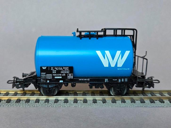 Märklin 4642 ketelwagen 3 V Service uit set 4794 !!Uniek!!, Hobby en Vrije tijd, Modeltreinen | H0, Gebruikt, Wagon, Wisselstroom