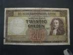 Bankbiljet 20 Gulden - Stadhouder Willem III - 7 mei 1945, Ophalen of Verzenden, 25 gulden, Los biljet