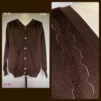 TV39. Vintage vestje mt 40, Maat 38/40 (M), 9462RP 14, Bruin, Verzenden