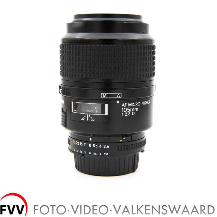 Nikon AF Micro Nikkor 105 mm f/ 2.8 D, Audio, Tv en Foto, Fotografie | Lenzen en Objectieven, Gebruikt, Macrolens, Ophalen of Verzenden