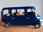 Sylvanian families blauwe auto/zevenzitter, Ophalen of Verzenden, Gebruikt, Toebehoren