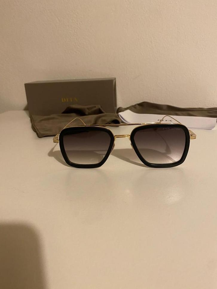 Dita Flight 006 Unisex, Sieraden, Tassen en Uiterlijk, Zonnebrillen en Brillen | Heren, Zo goed als nieuw, Zonnebril, Overige merken