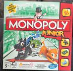 Monopoly junior, Hobby en Vrije tijd, Gezelschapsspellen | Bordspellen, Drie of vier spelers, Ophalen of Verzenden, Zo goed als nieuw
