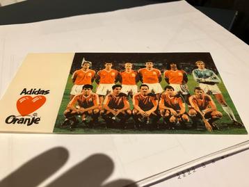 Zeldzame NL Elftal Sticker WK Kwalificatie 1987 beschikbaar voor biedingen